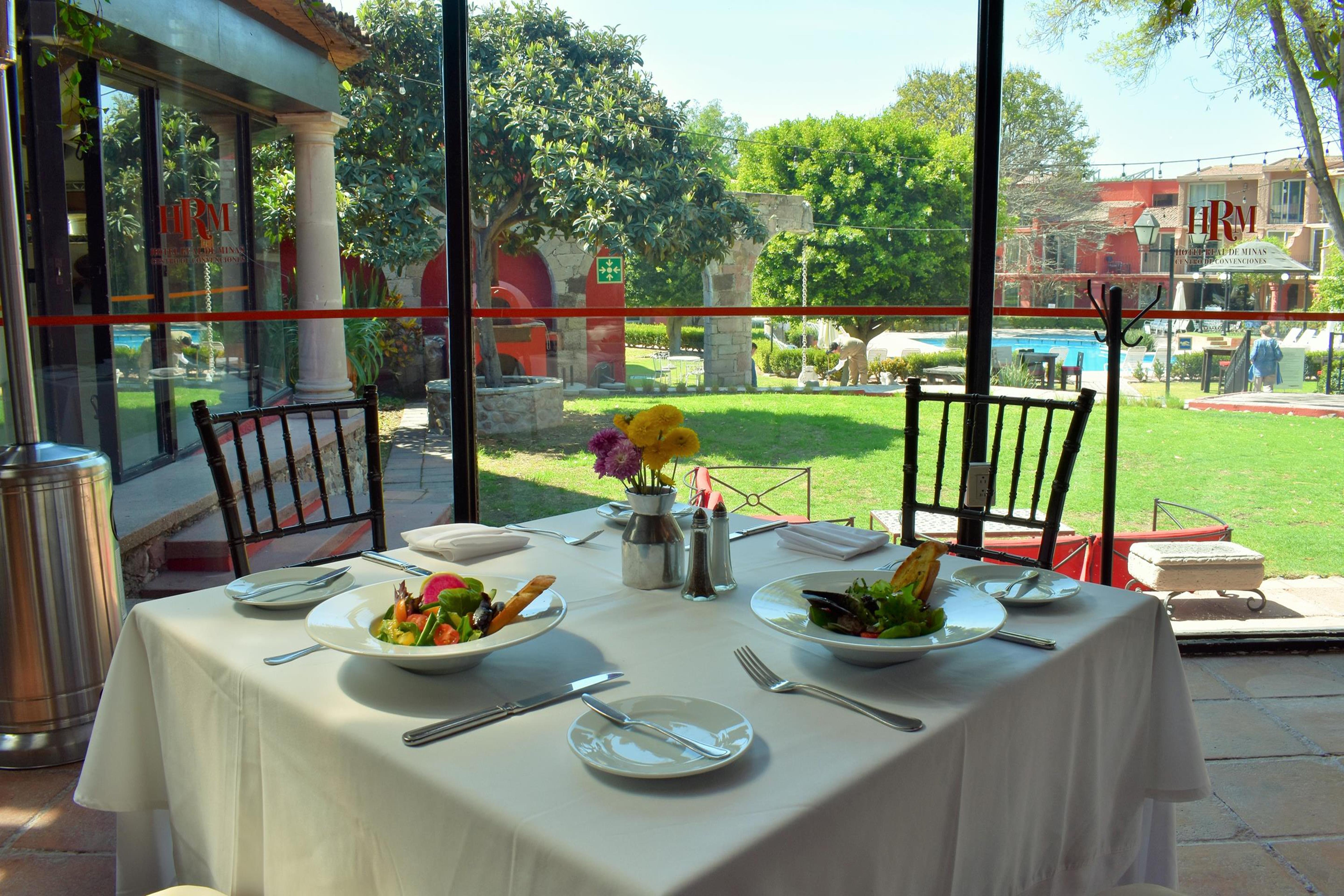 Real De Minas סאן מיגל דה אלנדה מראה חיצוני תמונה Restaurant